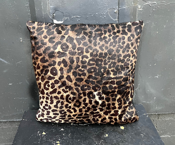 Leopard Print Hide Pillow