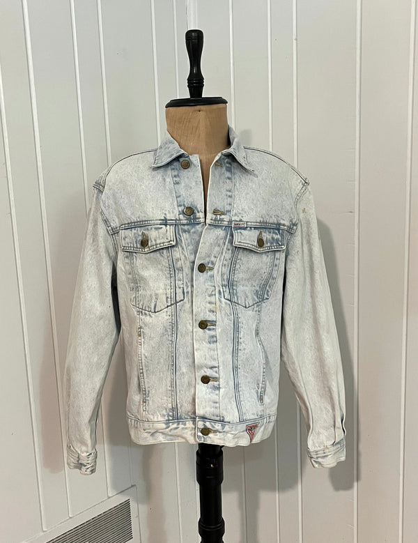 Georges Marciano for Guess 80s Light Denim Jean Jacket