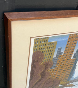 Thomas McKnight Central Park Serigraph