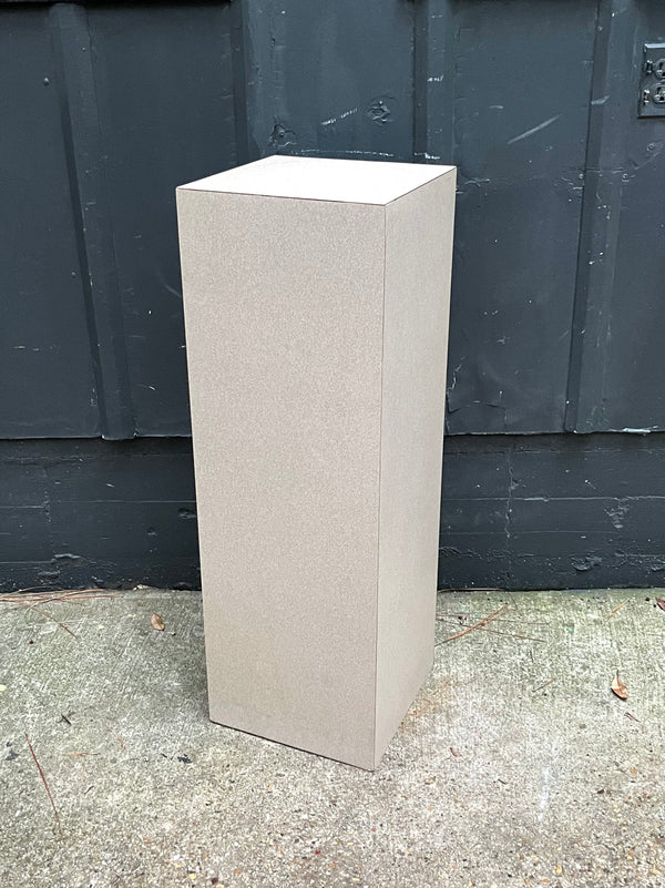 Grey Laminate Tall Pedestal / Column