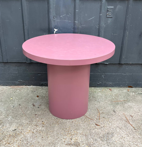Postmodern Purple Laminate Bistro Table