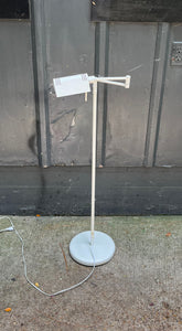 George Kovacs for Lite Source Extendable White Metal Swing-arm Floor Lamp