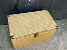 Load image into Gallery viewer, Wicker Storage Trunk / Redmon Woven Hinge-top Trunk