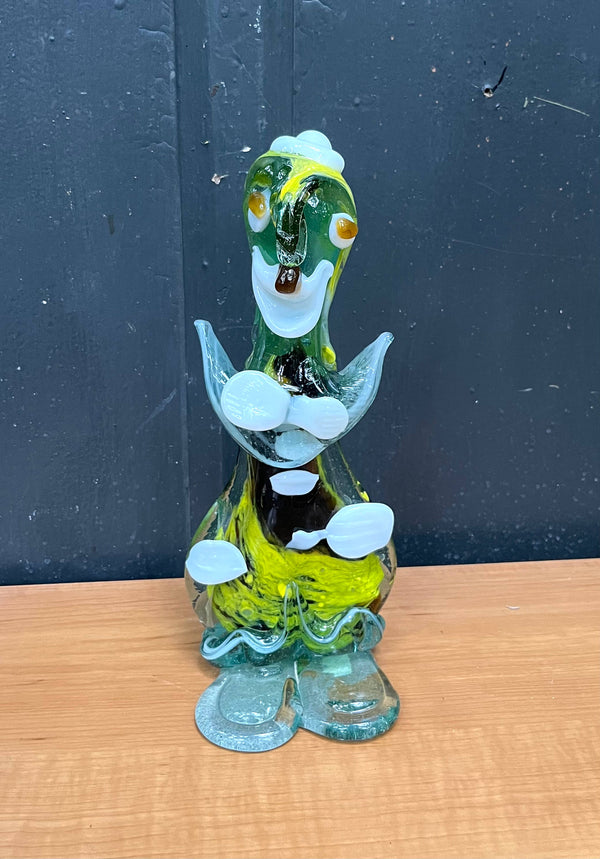 Mexican Art Glass Clown Sculpture