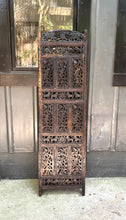 Load image into Gallery viewer, Carved Wood Folding Screen / Indonesian-style Elephant Room Divider