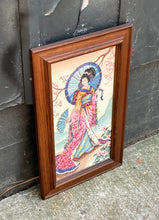 Load image into Gallery viewer, Needlepoint Chinese Girl with Parasol