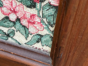 Needlepoint Chinese Girl with Parasol