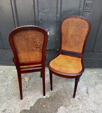 Load image into Gallery viewer, French Louis XVI Caned Carved Mahogany Side Chairs