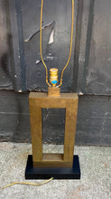 Load image into Gallery viewer, Robert Abbey Doughnut Rectangular Brass Lamp