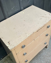 Load image into Gallery viewer, Norman Bel Geddes for Simmons Chest of Drawers - 1930s-40s Metal 3-drawer Chest