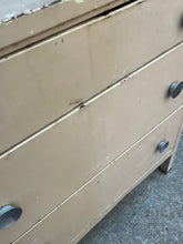 Load image into Gallery viewer, Norman Bel Geddes for Simmons Chest of Drawers - 1930s-40s Metal 3-drawer Chest
